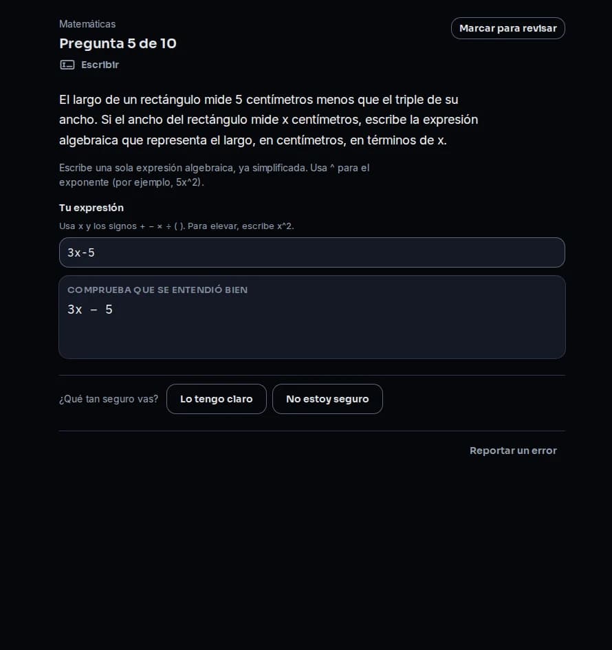 SIU: escritura